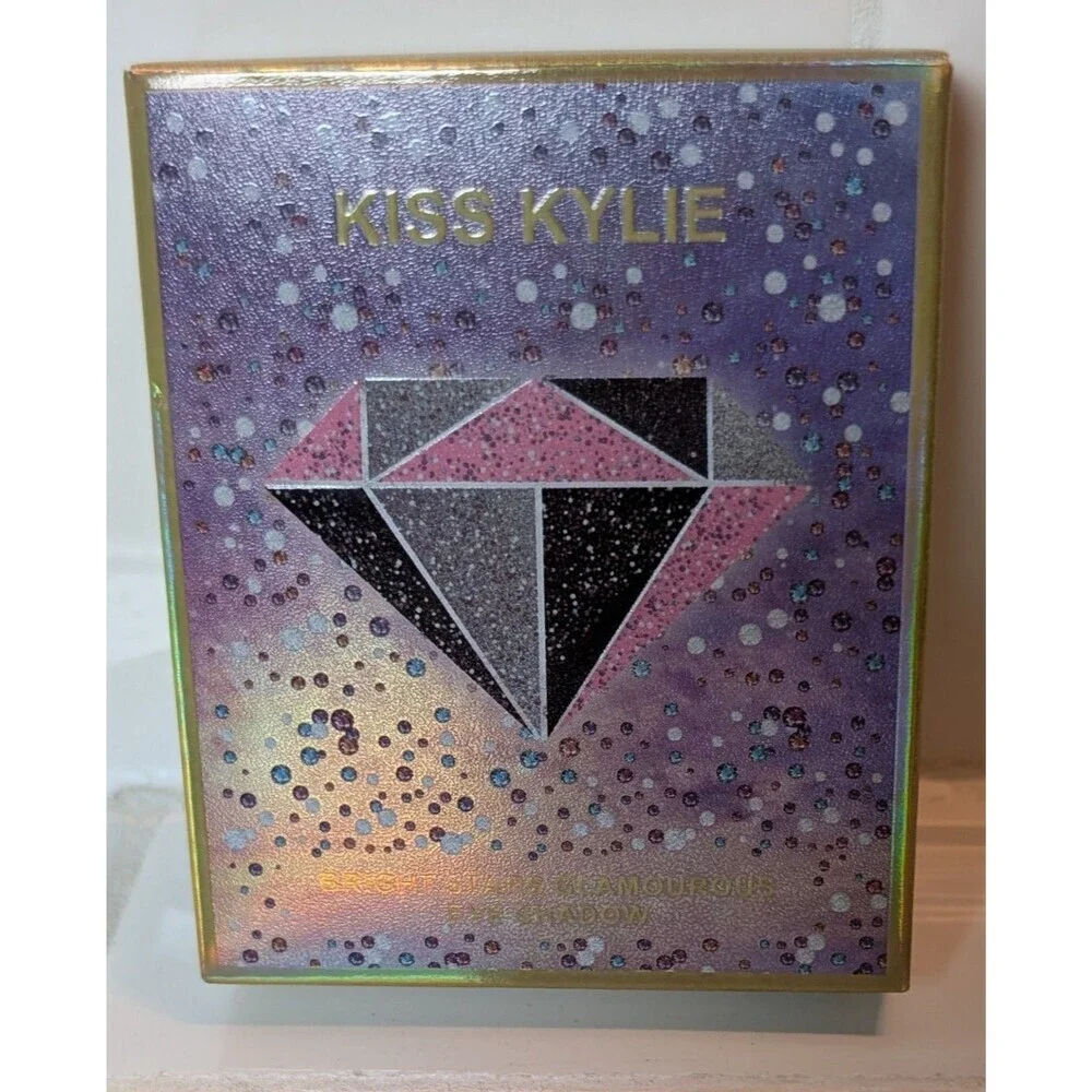 KISS KYLIE Bright Stars Glamorous 6-Color Eyeshadow Palette NIB Shimmer Glitter
